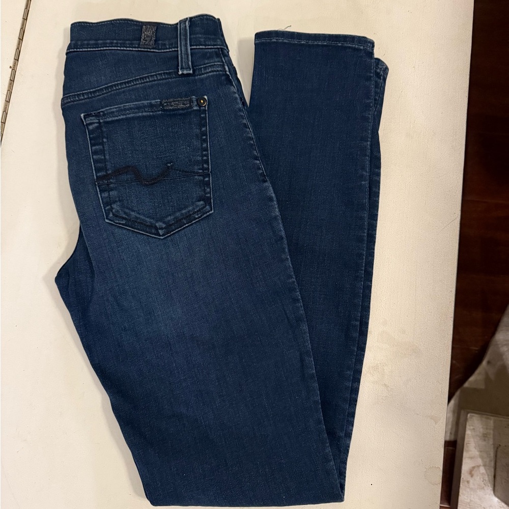 7 For All Mankind Indigo Denim Jeans